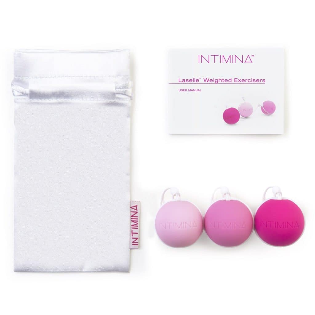 Set 3 greutăți pentru tonifierea musculaturii pelvine - conținut pachet